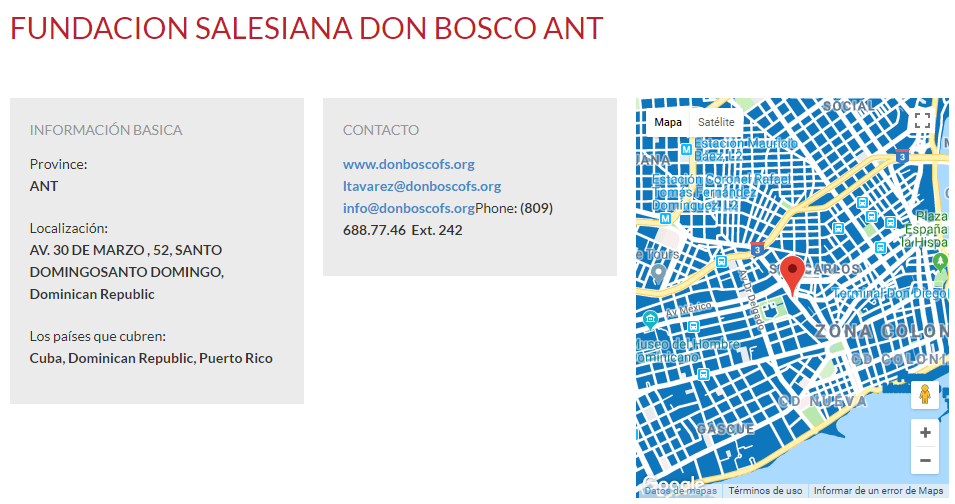 FUNDACION SALESIANA DON BOSCO ANT