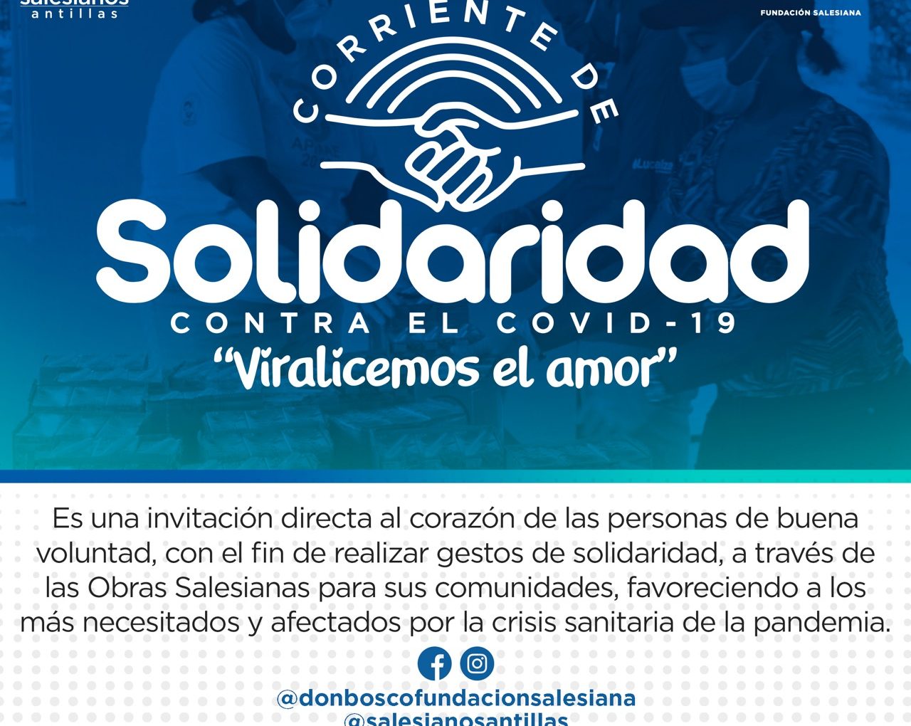 Corriente de Solidaridad contra el COVID-19, "Viralicemos el amor"