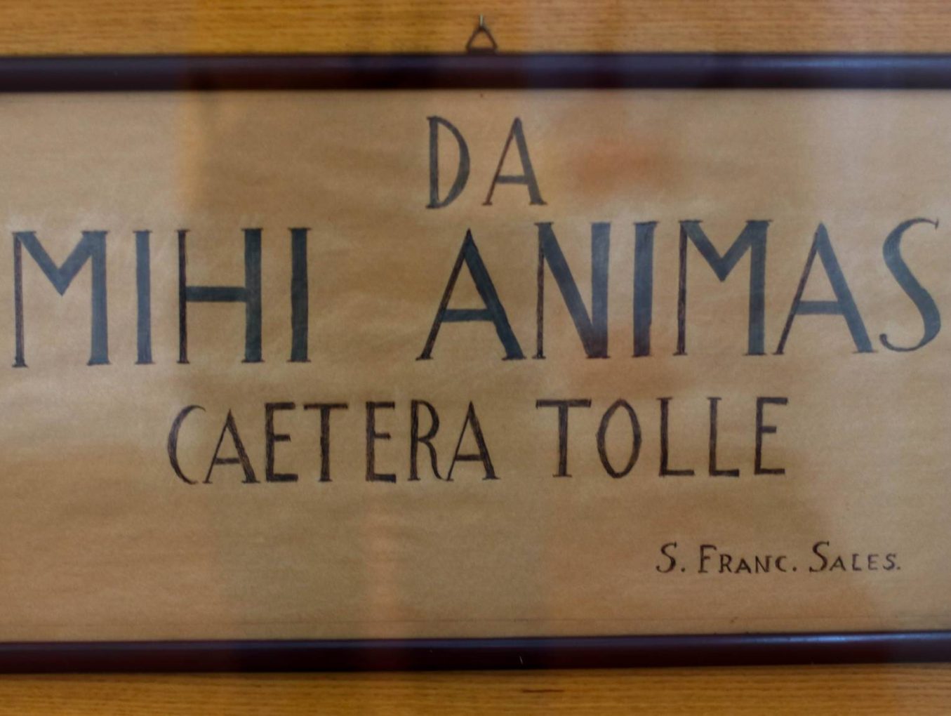 Da mihi animas, caetera tolle