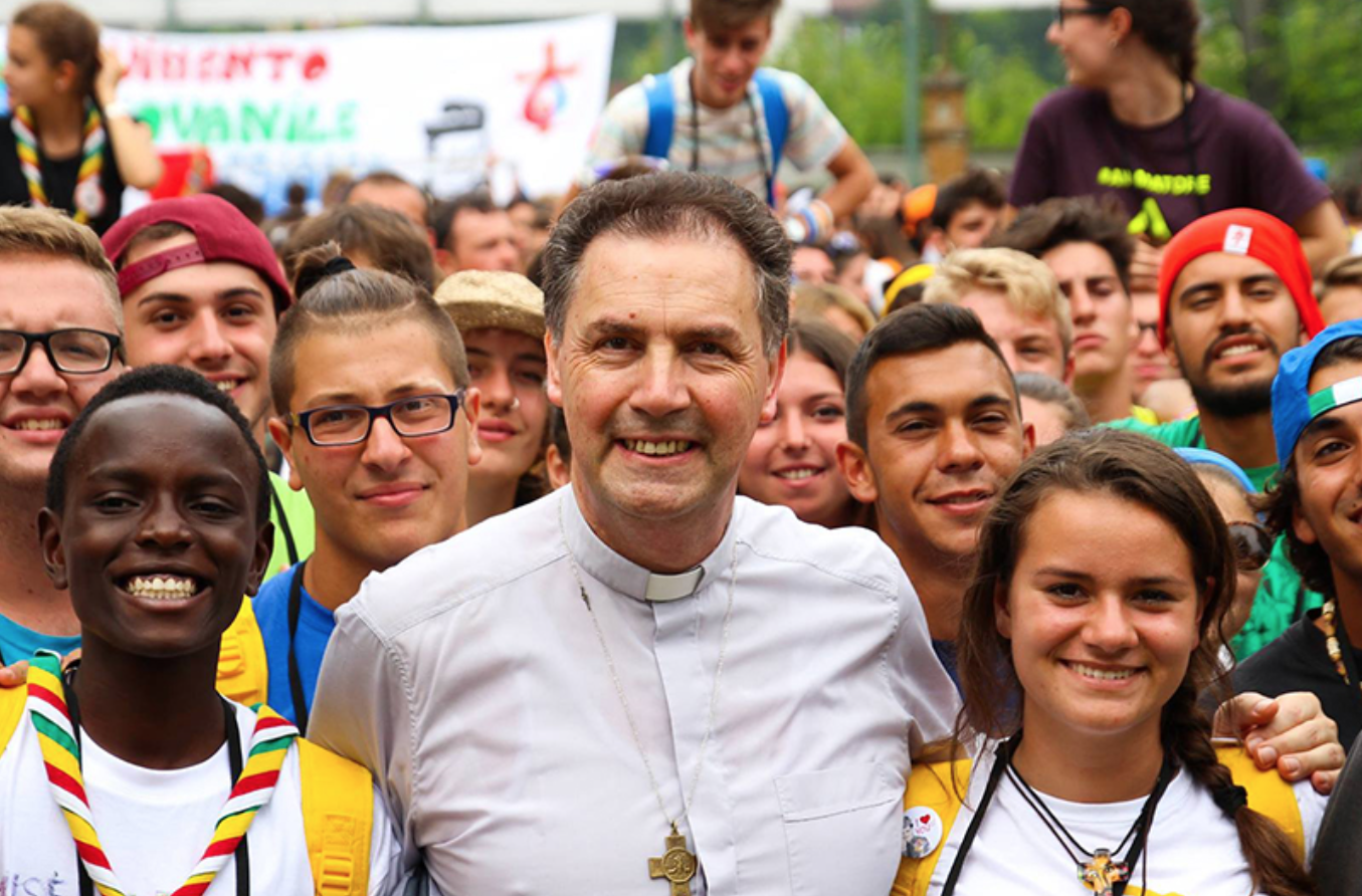 “Mis queridos jóvenes, nuestro corazón está hecho para la alegría y para vivir con esperanza”