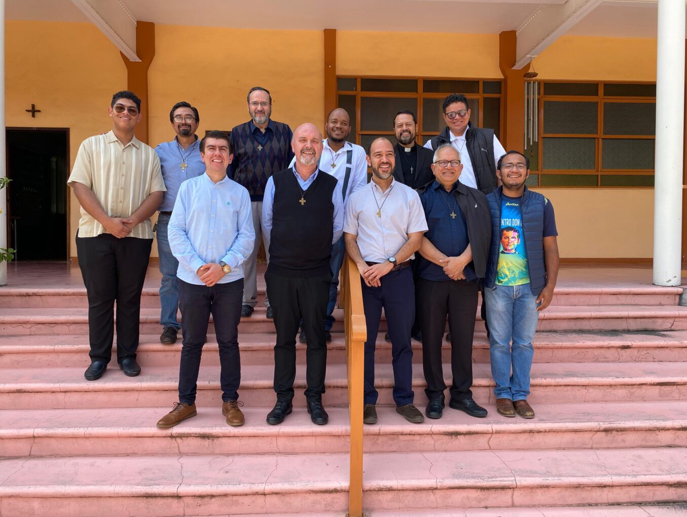 Visita del Padre Stefano Martoglio y del Padre Ivo Coelho al Noviciado interinspectorial “Sagrado Corazón de Jesús” de Coacalco