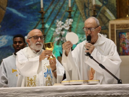 Misa de celebración por los 55 años de Ordenación Sacerdotal del padre Nicolás Navarro (Colacho), SDB