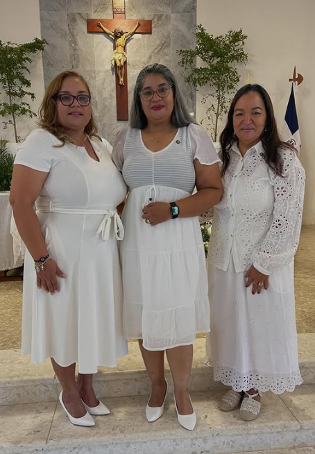 Zahira del Rosario
Espinosa Rosario, Ana Melba Alcántara Muñoz y Rosa Emilia Báez Bautista